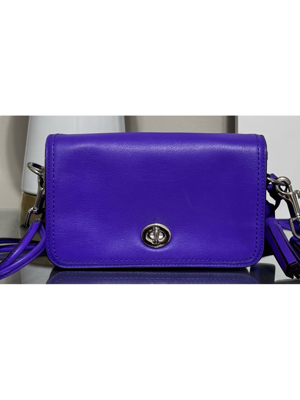 COACH Legacy Penny Crossbody Bag – ULTRAVIOLET PURPLE – Style 19914
